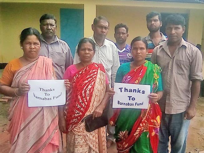Christians in Gaibandha sent heartfelt thanks to Barnabas Fund for the new secure, brick-built homes. Can you help us to rehome 50 more in desperate need?