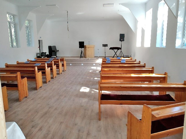 A Christian church in Kazakhstan that Barnabas Fund helped to build