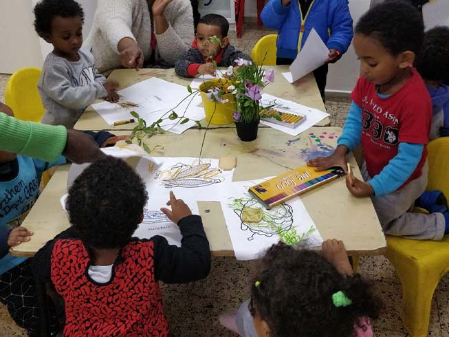 Your gift will give Eritrean babies and toddlers safe, loving and professional day care facilities as pictured. This will give peace of mind to their Christian parents, who face a desperate struggle for existence as asylum seekers in Israel